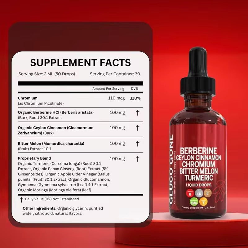 Berberine Drops (Nature's Ozempic)